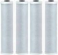 CFS – 4 Pack Carbon Block Water Filter Cartridges Compatible with WFDWC70001 Models – Remove Bad Taste & Odor – Whole House Replacement Water Filter Cartridge, White