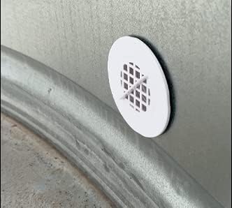 Threaded Inlet Strainer Kit for Stock Tank Pools,Stock Tank Pool Filter Kit, Intex Pool Accessories, Includes Rubber Washer, Strainer Nut and Grid, Fits Intex Filter Pumps with 1-1/2" Hoses (2 Pack)