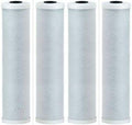 CFS – 4 Pack Carbon Block Water Filter Cartridges Compatible with CB-25-1005 Models – Remove Bad Taste & Odor – Whole House Replacement Water Filter Cartridge, 5 Micron, White