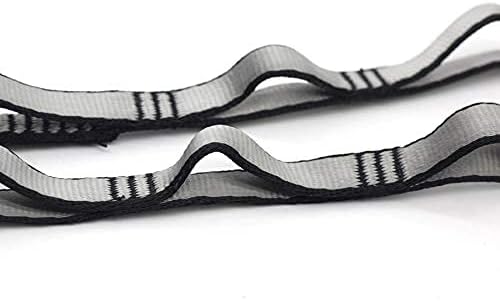 PRIOR FITNESS 2pcs Nylon Daisy Chain Straps for Aerial Yoga Hammock Swing Adjustable Aerial Silk Extender Strap Rope Anti-Gravity Yoga Extend Belts-FlexoryFit