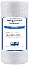 IPW Industries Inc. (PC10-P) 10" x 4.5" Whole House Heavy Duty String Wound Sediment Pre-Filter 5 Micron (1 Pack)