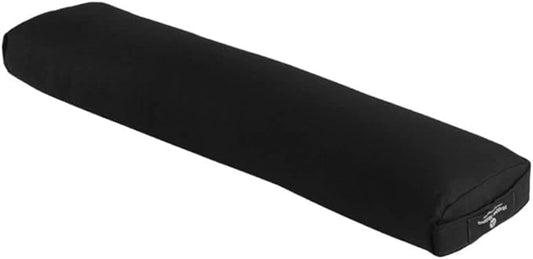 Hugger Mugger Pranayama Yoga Bolster - Very Firm, use Under Length of Spine for Deeper Breathing or Under Ankles, Handmade in The USA-FlexoryFit