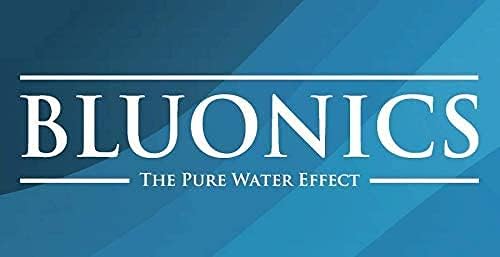 Bluonics Sediment & Carbon Block Replacement Water Filters 4pcs (5 Micron) 4.5" x 10" Whole House Cartridges