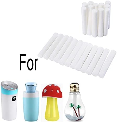 50 PCS Filter Cotton Wicks Stick Replacement Wicks in Travel, Car, Office, Bedroom and Nasal Inhaler Tubes（8mm×51mm）