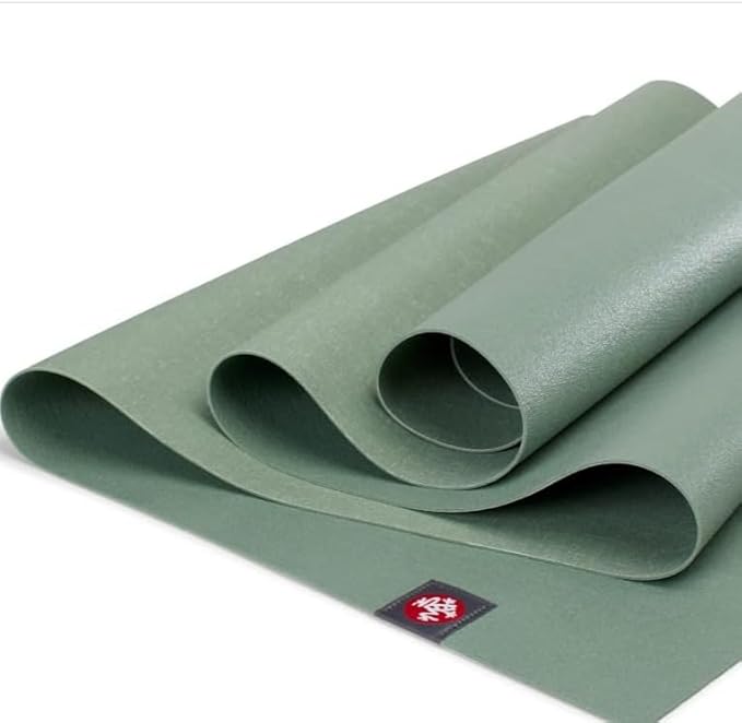 Manduka eKO SuperLite Yoga Mat - 1.5mm Natural Rubber | Foldable & Travel Friendly | Soft Textured Surface | Eco-friendly-FlexoryFit