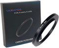 YAMAFOO 40.5mm to 52mm Step-Up Ring/Step Down Rings Filter Adapter by YAMAFOO