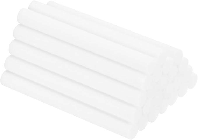 uxcell 24pcs Humidifier Cotton Stick, 8 x 80mm Refill Sticks Filter Replacement Wicks, Humidifier Filter Cotton Refill Travel Mini Humidifier Filters Sticks