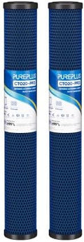 PUREPLUS 5 Micron 20" x 2.5" Whole House PFAS Removal Replacement Water Filter by PUREPLUS