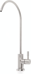 Drinking Water Faucet, Filtered Water RO Reverse Osmosis Faucet for Kitchen Sink, Non-Air Gap Lead-Free, 304 Stainless Steel, Brushed Nickel, WF2