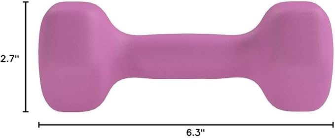 Amazon Basics Neoprene Dumbbell Hand Weights for Exercise and Muscle Toning-FlexoryFit