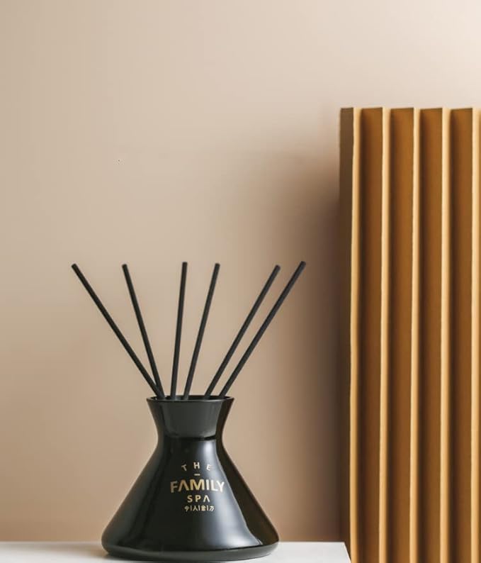 120PCS Reed Diffuser Sticks 7.5in/19CM Diffuser Sticks Diffuser Reeds Replacements Sticks for Home,SPA (Black)