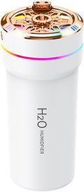 Car Diffuser Humidifier,300ML Car Aromatherapy Humidifier with Star Light Effect for Small Space Home Office Bedroom Car