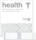 AIRX WICKED CLEAN AIR. 20x22x1 Air Filter MERV 13 Pleated HVAC AC Furnace Air Filter, Health 6-Pack, Made in the USA