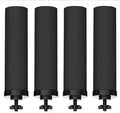 2-9BB Water Filters, Black 2-9BB Purification Elements Certified by NSF/ANSI 42, for Berkey 2-9BB Black Filters Replacement Compatible with Berkey Gravity Filtration System (Pack of 4), Large