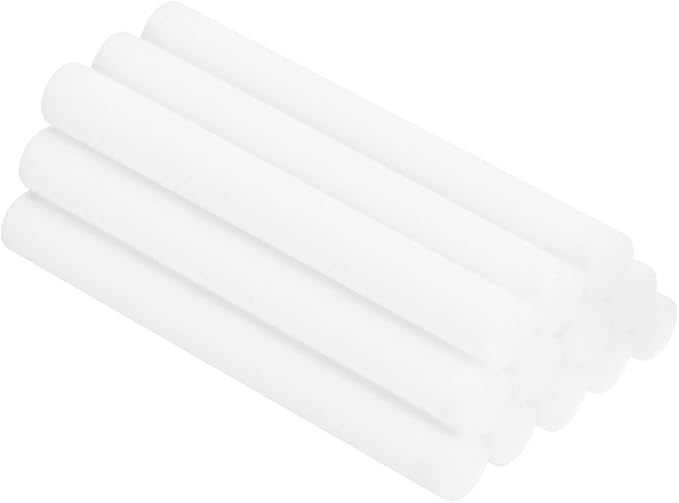 uxcell 12pcs Humidifier Cotton Stick, 9 x 80mm Refill Sticks Filter Replacement Wicks, Humidifier Filter Cotton Refill Travel Mini Humidifier Filters Sticks