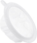PATIKIL 6.1" O.D. Food Filter Strainer, 100 Mesh Kitchen Mesh Filters Strainers Fine Mesh Sieve for Juice, Coffee, Soy Milk Filtration, White