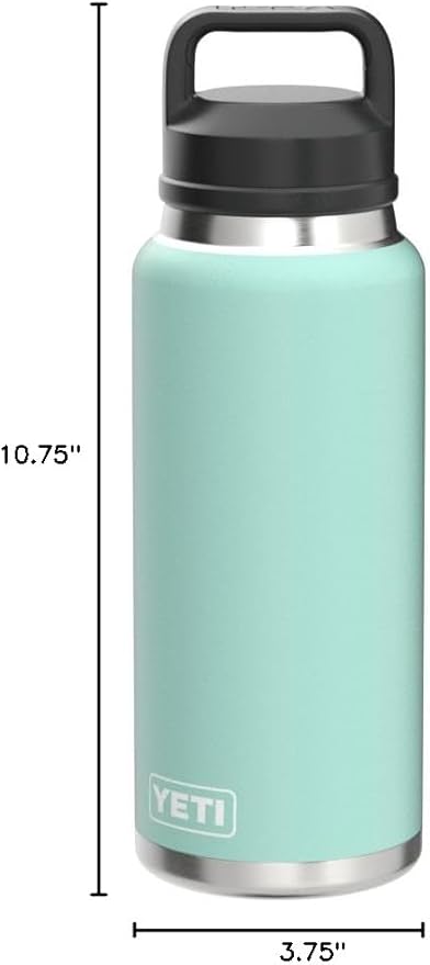 YETI Rambler 36 oz Bottle, Vacuum Insulated, Leakproof, Stainless Steel with Chug Cap