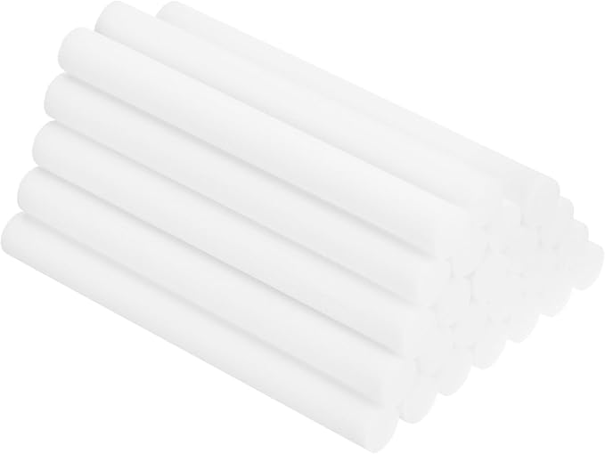 uxcell 24pcs Humidifier Cotton Stick, 10 x 100mm Refill Sticks Filter Replacement Wicks, Humidifier Filter Cotton Refill Travel Mini Humidifier Filters Sticks