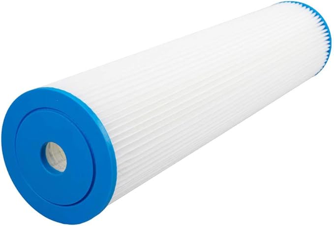 Clear Choice Sediment Water Filter 1 Micron 20 x 4.50" Water Filter Cartridge Replacement 20 inch RO System 255493-43 ECP1-20BB, PBB-P20-1, 2-Pk