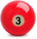 Replacement Billiards Ball, 2-1/4" Regulation Size, Object Balls with Cue Ball & Billiard #8 Ball, Standard Billiards Ball Accessories