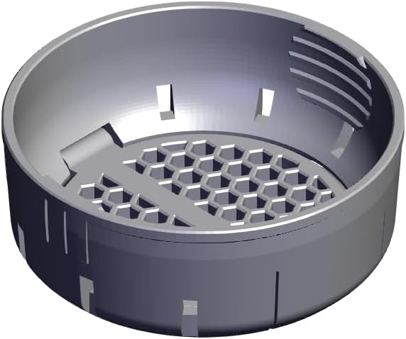 SplashNColor Pop Up Drain Strainer - 2-in-1 Durable Kitchen Accessory - Anti-Clogging Sink Drain Strainer Basket with Touch-Free Disposal for 3-1/2 Inch US Standard Drain - ABS - 22mm Height (Black)