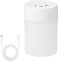 Mini Humidifier, 600ML Portable Mist Diffuser with Night Light, 2 Modes, USB Personal Humidifier for Car Office Home Bedroom