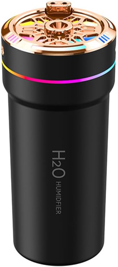 Car Diffuser Humidifier,300ML Car Aromatherapy Humidifier with Star Light Effect for Small Space Home Office Bedroom Car