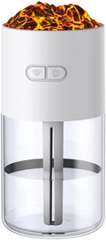 Bedroom humidifier, small humidifier with 280 ml water tank, up to 4-8 hours of operation, two modes, suitable for home, car