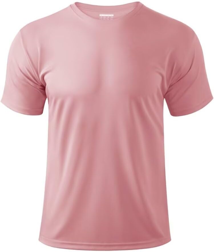 Boladeci Men's Swim Shirt Short Sleeve UPF 50+ Sun Protection SPF UV Moisture Wicking Lightweight Quick Dry Rash Guard