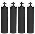 Water Filter Replacement Compatible with Big Berkey® Gravity Filter System Parts and Accessories, NSF/ANSI 42&372 Certified (4 Pack) BB9-2® Black Water Filters Cartridges