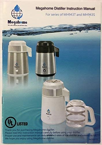 Countertop Water Distiller Stainless, Glass Collection
