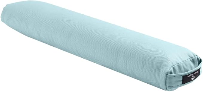 Hugger Mugger Pranayama Yoga Bolster - Very Firm, use Under Length of Spine for Deeper Breathing or Under Ankles, Handmade in The USA-FlexoryFit