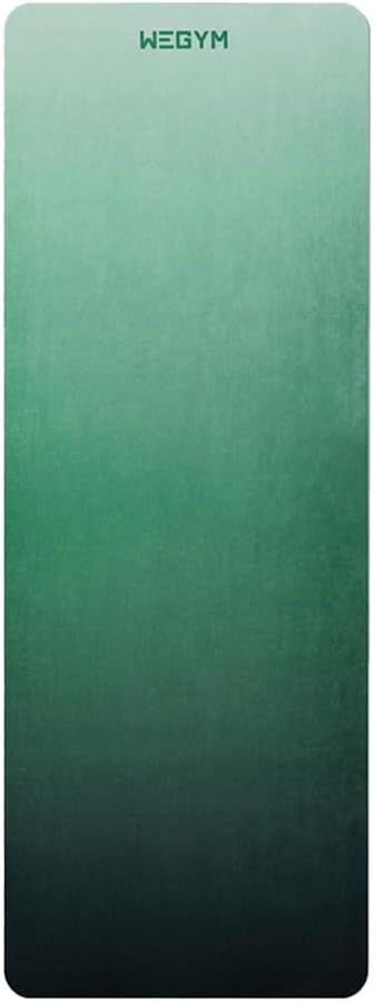 4mm Cushioned Exercise Mat for Yoga & Pilates - Anti Slip, Polyurethane with Suede Top & Carrying Strap-FlexoryFit