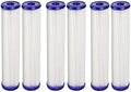 CFS – 6 Pack Pleated Sediment Water Filter Cartridges Compatible with Pentek S1, S1A Models – Removes Bad Taste and Odor – Whole House Replacement Filter Cartridge – 20 Micron – 10" x 2.5" – White