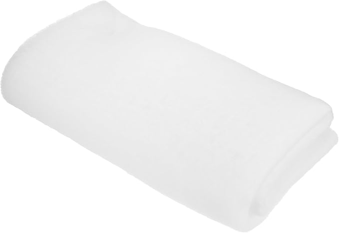 PATIKIL 39" x 39" x 0.8" Air Conditioner Filter Replacement, Washable Reusable Cut to Fit Foam Filter Air Filter for RV AC Vent Window Purifiers Computer, White