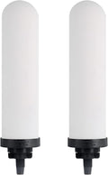 2PCS 7" Ceramic Filter, Replacement Filters Candle Activated Carbon for ProOne® Countertop Gravity Water Filter System, Household Water Bucket,Water Cooler Filtration Systems