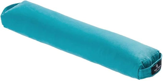 Hugger Mugger Pranayama Yoga Bolster - Very Firm, use Under Length of Spine for Deeper Breathing or Under Ankles, Handmade in The USA-FlexoryFit