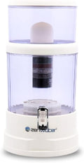6-Gallon Countertop Gravity Water Filter System - Portable Alkaline Filtration System - Enjoy Clean and Mineral-Rich Hydration at Home, Office, or Travel