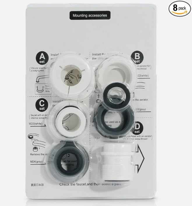 8 Pieces Mounting Accessories Set by Unknown