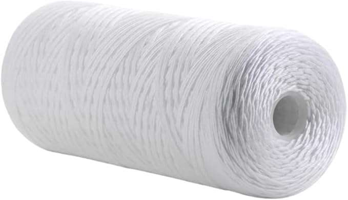 IPW Industries Inc. (PC10-P) 10" x 4.5" Whole House Heavy Duty String Wound Sediment Pre-Filter 5 Micron (1 Pack)