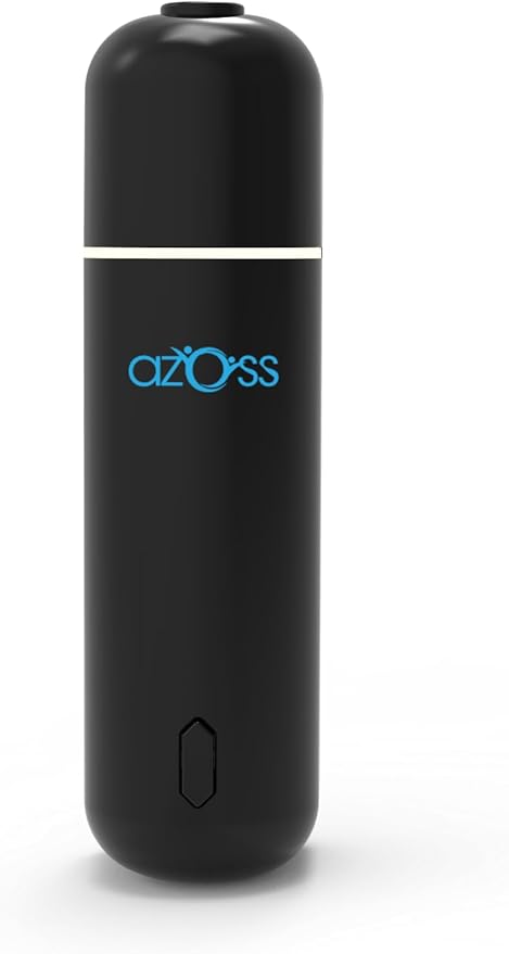 Smart Car Air Freshener Diffuser, Waterless Essential Oil Diffuser with Auto Sensor, 6 Refill Scents, Rechargeable Vent Clip Fragrance for Car & Home, Black