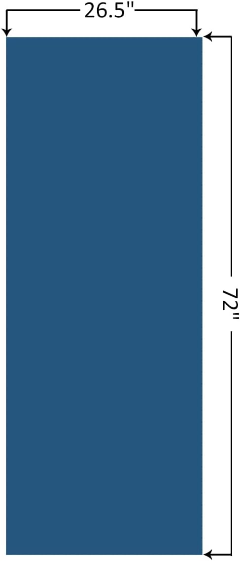 Eunzel Hot Yoga Towel Non Slip Yoga Mat Towel Non-Slip Sweat Absorbent Microfiber Towel for Hot Yoga, Pilates and Workout 72" x 26.5", Navy-FlexoryFit