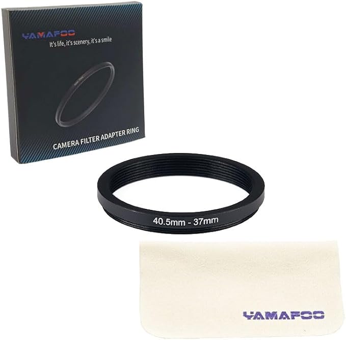 YAMAFOO 40.5mm to 37mm Step-Up Ring/Step Down Rings Filter Adapter - Image 2