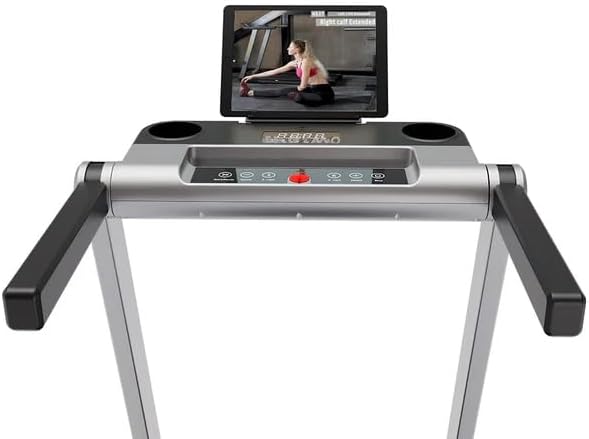 DeerRun Treadmills for Home with Incline and Handles, 3.5 HP Foldable Treadmill 350 LBS Weight Capacity for Small Spaces, Folding Running Machine with Smart APP-FlexoryFit