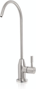 Drinking Water Faucet, Filtered Water Reverse Osmosis RO Faucet for Kitchen Sink, Non-Air Gap, Lead-Free, 304 Stainless Steel, Brushed Nickel (WF1)
