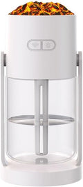 Bedroom humidifier, small humidifier with 280 ml water tank, up to 4-8 hours of operation, two modes, suitable for home, car