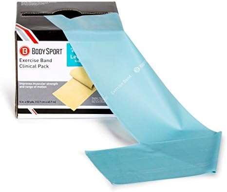 Body Sport Exercise Bands - Resistance Bands in 50 yard Rolls for Fitness, Stretching, or Physical Therapy-FlexoryFit