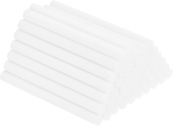 uxcell 48pcs Humidifier Cotton Stick, 7 x 80mm Refill Sticks Filter Replacement Wicks, Humidifier Filter Cotton Refill Travel Mini Humidifier Filters Sticks