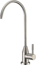 Drinking Water Faucet, Lead-Free Water Filter Faucet RO Stainless Steel Brushed Nickel Reverse Osmosis Faucet for Under Sink Water Filter System