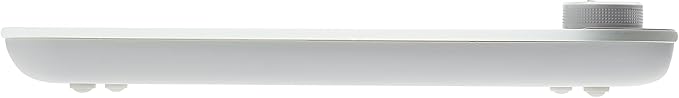 KitchenAid KQ908 Glass Surface 11 Pound Capacity Digital Kitchen and Food Scale, White-FlexoryFit